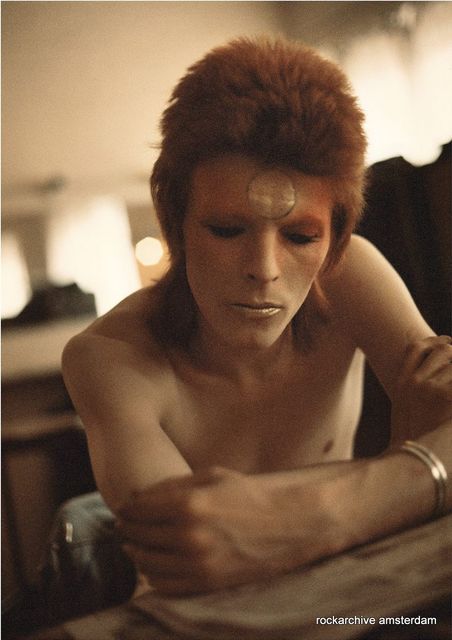 Geoff MacCormack, Fine art digital print, signed and numbered, David Bowie, Hammersmith Odeon, London 1973, 