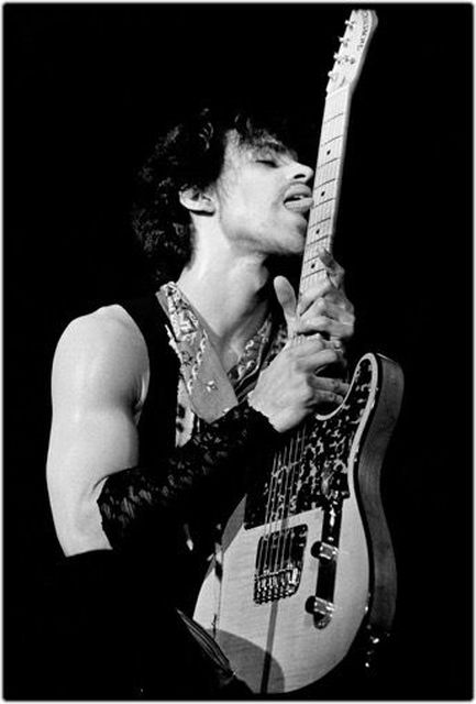 Kees Tabak, Fine art digital print on baryted paper, signed and numbered, Prince, Paradiso 1981, 